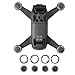 RCGEEK Mavic Mini Drone Motor Covers Caps (Black, for Spark)