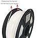 Superfila PLA 3D Printer Filament for Ender 3/Ender 3 Pro, Dimensional Accuracy +/- 0.03 mm, 1 kg Spool, 1.75 mm, White (Porcelain White)
