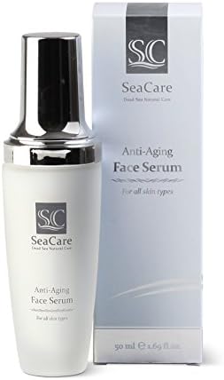 SeaCare Anti-Aging Natural Face Serum for Sensitive, Oily or Severely Dry Skin Contains The Dead Sea Minerals, Inca Inchi, the Oil Richest in Omega 3, 6 &amp; 9, and Argan Oil, Matrixyl Synthe'6 - 1.7 oz
