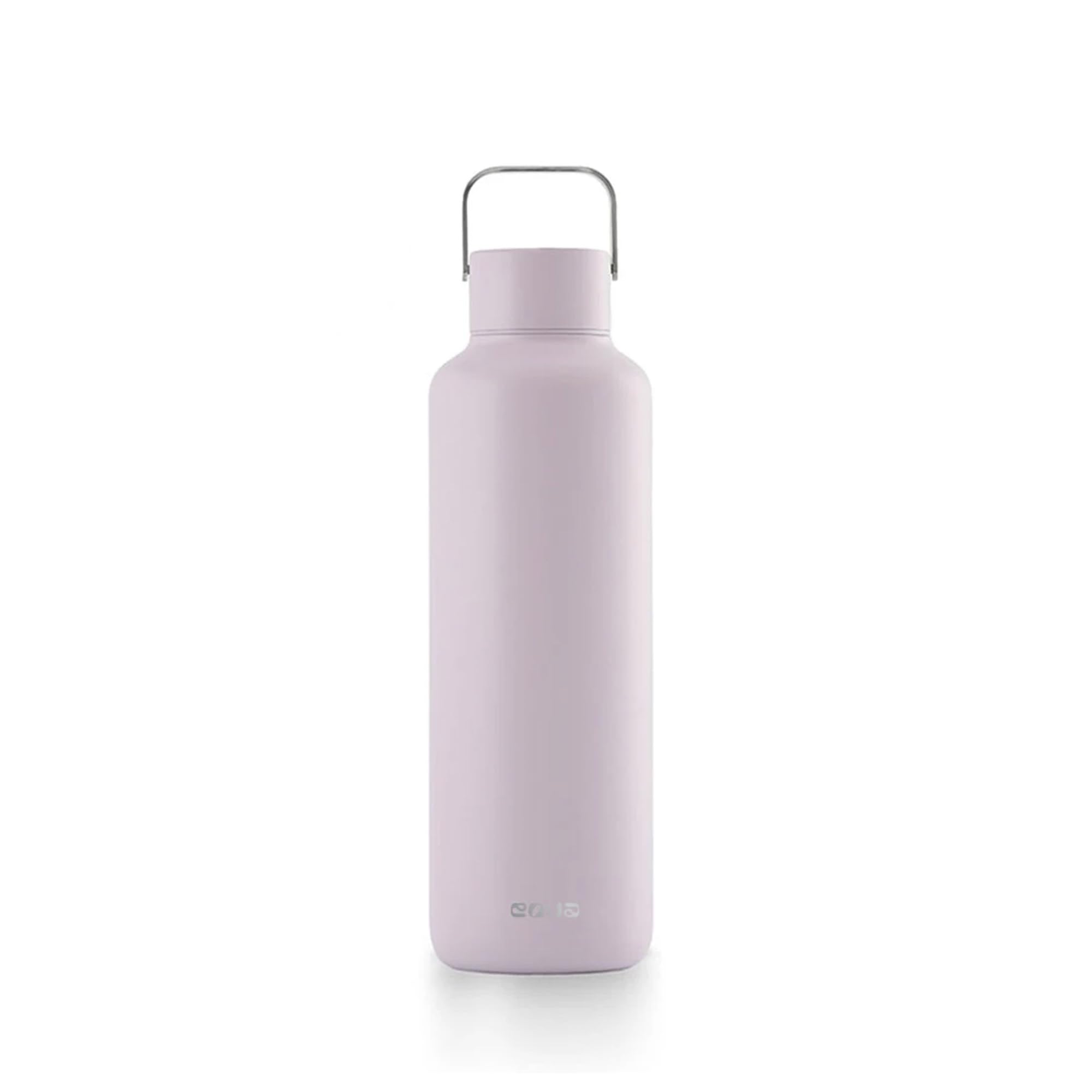 EQUA Timeless Insulated Water Bottle, Double Walled Stainless Steel, 24 Hours Cold or Up to 12 Hours Hot, BPA Free, Leak-Proof, Durable, Multifunctional (Purple, 600ml)