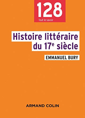 Histoire littéraire du XVIIe siècle
