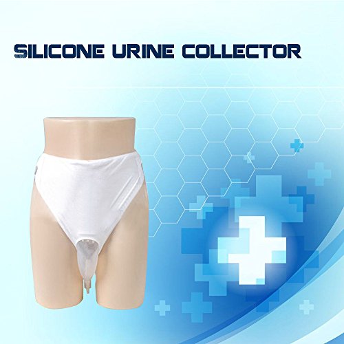 image for Newtall Male Urinal Bag Pee Bag Spill Proof Collector Incontinence Aid