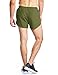 Baleaf Men's Quick-Dry Lightweight Pace Running Shorts Army Green Size XL