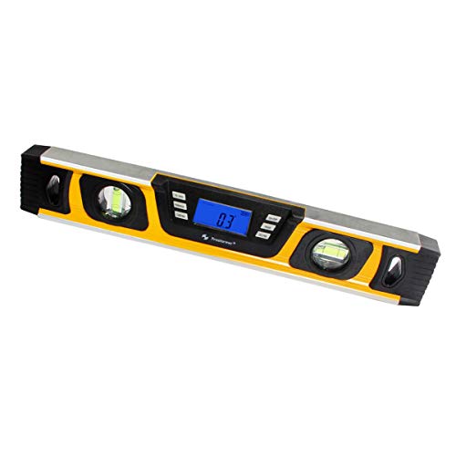 PROSTORMER 16â€ Digital Level Protractor Inclinometer Leveling Tool with Backlight and Durable Aluminum Magnetic Base