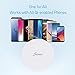 Seneo Wireless Charger, Qi Wireless Charging Pad Stand for iPhone X/8/8 Plus, Galaxy S9/S9+/Note 8/S8/S8+/S7/S7 Edge/Note 5/S6 Edge Plus and All Qi-Enabled Device (No AC Adapter)