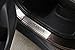 Salusy 4pcs Door Entry Sill Plate Scuff Plate Cover For Mitsubishi Outlander 2013 2014 2015 2016 2017