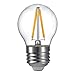 LIGHTSTORY LED Edison Bulb G14, E26 Base 2700K Dimmable Globe LED Decorative Bulb (1.8W=25W)