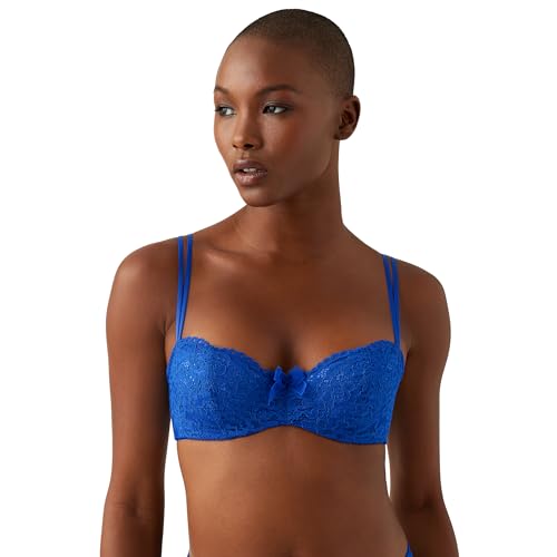 b.tempt’d Women’s Ciao Bella Balconette Bra, Surf Blue, 38C