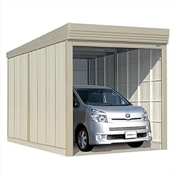 Amazon タクボガレージ カールフォーマ Cl 3153 一般型 標準型 シャッター車庫 ガレージ ムーンホワイト カーポート 車庫