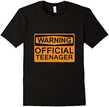 Men's Official Teenager T-Shirt Funny 13th Birthday Gifts Medium Black