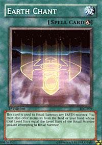 Yu-Gi-Oh! - Earth Chant (IOC-099) - Invasion of Chaos - 1st Edition - Common