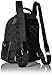 Nine West Taren Medium Backpack Bow 9s Jacquard Fashion Backpack, BLACK-BLACK/BLACK, One Size