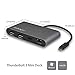 StarTech.com Dual 4K Monitor Mini Thunderbolt 3 Dock with DisplayPort - Mac & Windows Docking Station - Discontinued, Limited Stock, & Replaced by TB3DKM2DPL (TB3DKM2DP)