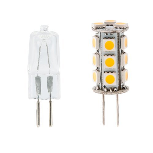 HERO-LED  DTG6-18T-DW Dimmable Back Pin Tower GY6.35 Low Voltage 12V LED Halogen Replacement Bulb, 2.5W, 20-25W Equal, Daylight White 5000K, 5-Pack - Thumbnail 5