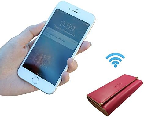 Womens Lady Smart Wallet Bluetooth Wallet with Free Smartphone iPhone APP