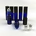 5ml Glass Roller Bottles-Set of 15 Roll Bottle With Metal Ball for Essential Oil,SYY8482; Aromatherapy,Perfumes and Lip Balms (Blue)