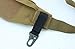 Cy3Lf High quality Nylon Velcro, Gear Keeper Pouch, can be used as Key Chain, Key Ring Holder, Compatible with Molle Bags, perfect webbing attachment strap(BLACK,SET OF 2)