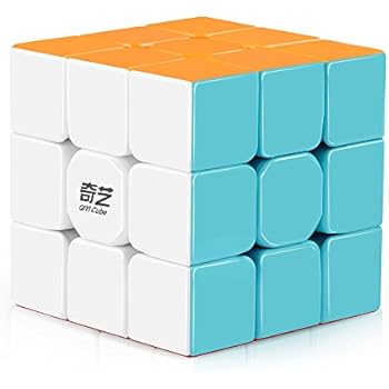 D-FantiX Qiyi Warrior W 3x3 Speed Cube Stickerless 3x3x3 Magic Cube Puzzles