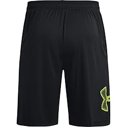 Under Armour Mens Tech Graphic Short , Black