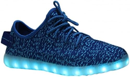 LED Light Up Shoes Trainers 11 Color Patterns, USB Rechargeable Sport Shoes, Sneakers for Men, Women, Boys, & Girls - Sizes 25-46