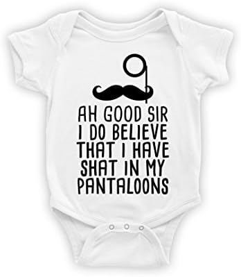 Ah Good Sir I Do Believe That I Have Shat In My Pantaloons - Funny Onesie Gift for Pregnancy Announcement, Baby Shower Gift