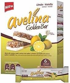 Avelina Golden Bar Lemon Oatmeal Bars, 6 Bars, 8.40 Ounce (Pack of 2)