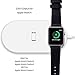 Dual Wireless Fast Charger, 2-in-1 Wireless Charging Pad Induction Charger Base for Apple Watch Series 4/3/2/1 & iPhone XS Max iPhone 8 Plus Samsung Galaxy S8/S9/Plus/Note 8/S7 & All Qi-Enabled Device