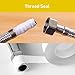 GCQ Teflon Tape, Thread Seal Tapes, PTFE Thread Seal Tape for Plumbers Sealant Tape for Leak Water Pipe Thread 3/4 inch x 790inch (2 Pack/White)