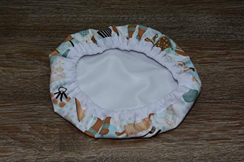 Reusable Medium Bowl Cover // Sustainable, Eco-Friendly // Stand Mixer Cover // Retro Kitchen