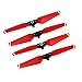Anbee Spark Propellers 4730F Colored Props Blades for DJI Spark Drone, 8pcs (Red+White, 2 Sets)