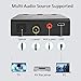 1Mii Bluetooth 5.0 Transmitter for TV PC Wireless Audio Adapter aptX HD & Low Latency Long Range Bluetooth Transmitter with Optical Coaxial RCA AUX 3.5mm PC USB Audio Inputs – B02thumb 4