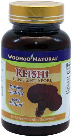 Woohoo Natural Reishi (Ling Zhi) Spore 120 Capsules by Woohoo Natural