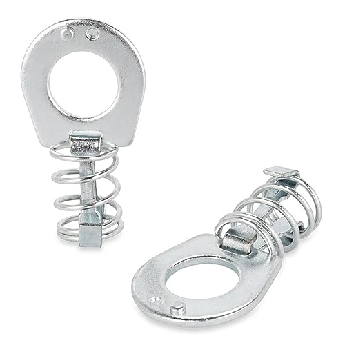 Camco 09214 Lot de 2 verrous à Came en Acier Inoxydable pour Chauffe-Eau Argenté