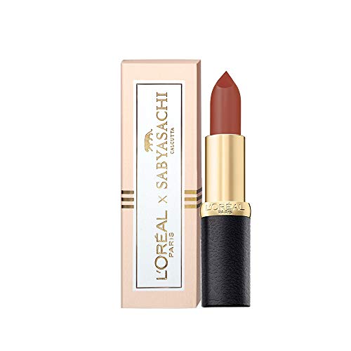 L&#39;Oreal Paris Color Riche Matte Lipstick, Sabyasachi Collection, Matte Finish, 3.7g - 202 Maple Mocha