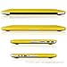 TOP CASE - Rubberized Hard Case for 13-Inch Macbook Pro A1425 and A1502 Bundle with Sleeve, Silicone Keyboard Cover, Clear Screen Protector and Mouse Pad - Yellow