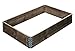 Gartenfreude 120 x 80 x 19.5 cm Extendable Spruce Wood Raised Plant Bed – Glazed Greythumb 3