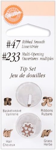 Decorating Tip Set Basketweave And Multi - Opening - Decorating Tip Set Basketweave And Multi - Opening. These Icing Tips Simply Screw Onto Wilton Decorating Icing Pouches Or Tubes And Make It Easy F
