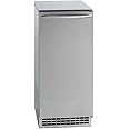 Ice-O-Matic GEMU090 Pearl Self-Contained Ice Machine with Air Condensing Unit Pure Ice Technology 115 Volt Plug-In and Quiet Operation in Stainless Steel