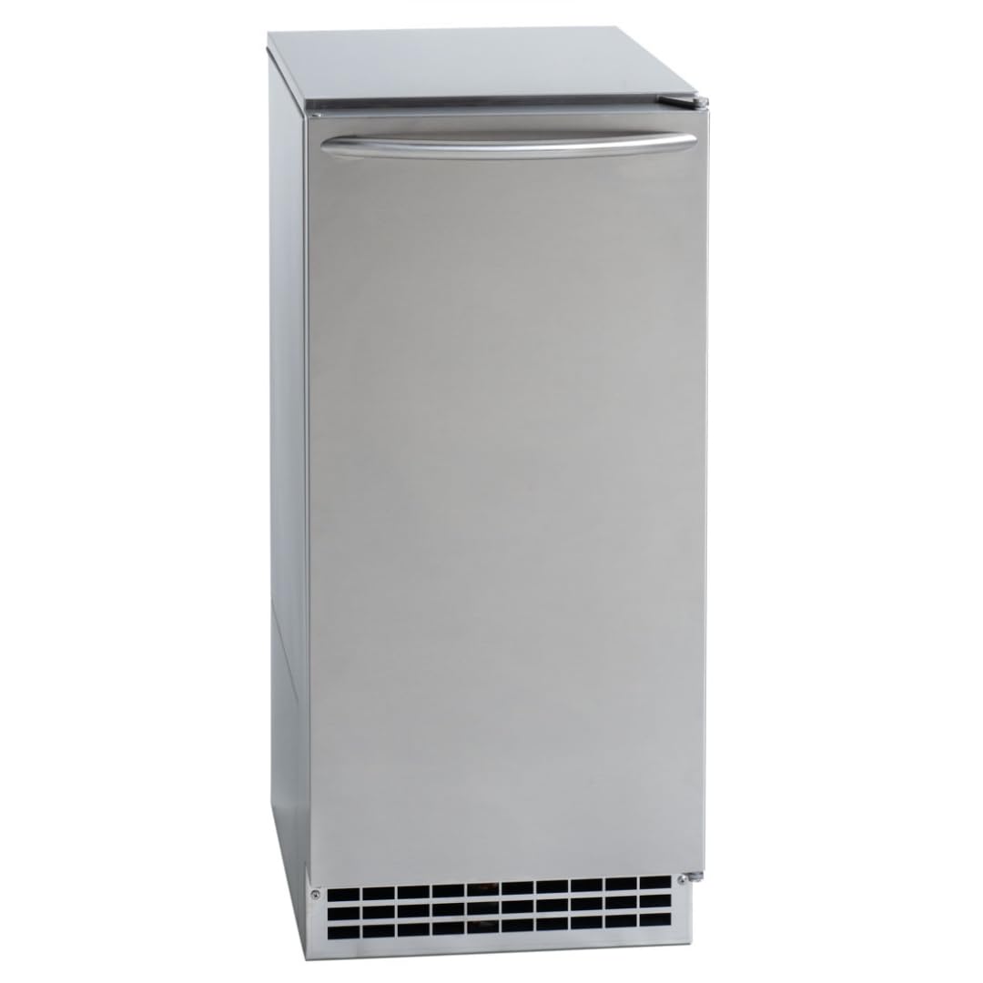 Photo 1 of [PARTS ONLY] Ice-O-Matic GEMU090 Pearl Self-Contained Ice Machine with Air Condensing Unit Pure Ice Technology 115 Volt Plug-In and Quiet Operation in Stainless Steel