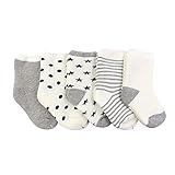 Ehdching Unisex Baby Boys Girls Newborn Looped Pile Socks (Pack of 5) (1-3 Years)