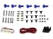 VMS RACING CAB ROOF Running Lights Markers 3 Piece Set COVERS with BASE Assembly in SMOKED Lenses CRL 264155BK (with Built-in LED Amber Bulbs) Compatible with CHEVY SILVERADO 1500 2500 3500 2002-2007