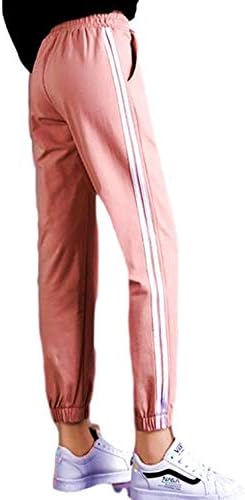 ピコチャーム レディースジャージ下サイドラインパンツ カジュアルスポーツウェア ジョガースウェットヨガパンツ部屋着011