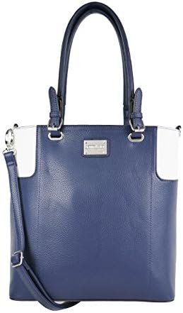 Jenna Kator Torch Lake Tote (Regatta Blue, White)