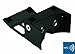 LARGER VERSION - Google Cardboard @ 45mm Focal Length Virtual Reality Google Cardboard with Printed Instructions and Easy to Follow Numbered Tabs - Perfect fit for Samsung Galaxy Note 2/Note 3, Iphone 6 Plus (WITH NFC and FREE HEAD-STRAP) Black