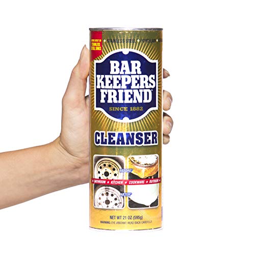 Bar Keepers Friend Powder Cleanser 21 oz Multipurpose Cleaner & Stain