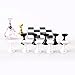 BQAN 1 Set Nail Tips Practice Stand Magnetic Stuck Crystal Holder Chessboard Design