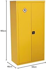 Sealey FSC03 Flammables Storage Cabinet 900mm x 460mm x 1800mm view 2