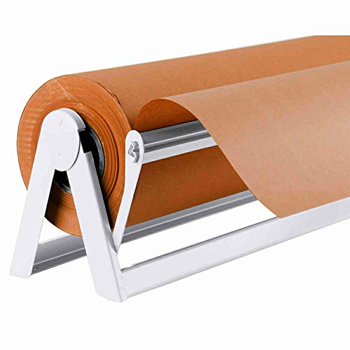Paper Roll Dispenser and Cutter 24" Butcher Paper, Wrapping Paper, Craft Paper, Freezer or Vinyl
