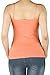 ACTIVE BASIC Women Built in Inner Bra Spaghetti Cami Adjustable Straps