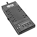 Tripp Lite Surge Protector Power Strip 6-Outlet w/4 USB Charging/Sync Ports, Black, 9.6